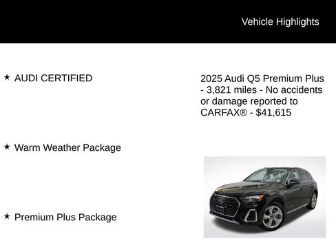Certified 2025 Audi Q5 2.0T Premium Plus w/ Premium Plus Package image 9