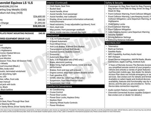 Used 2024 Chevrolet Equinox LS FWD image 33