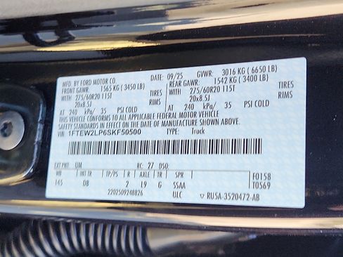 New 2025 Ford F150 STX w/ Equipment Group 200A image 16