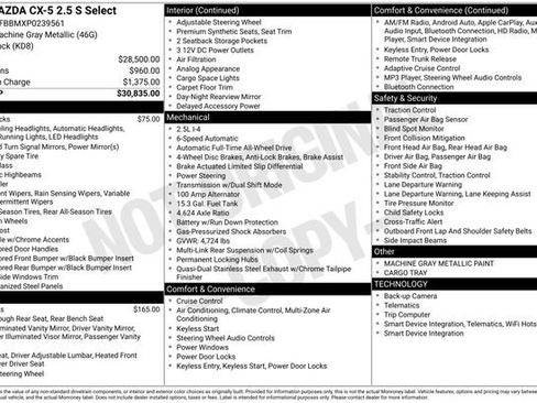 Certified 2023 MAZDA CX-5 AWD 2.5 S w/ Select Package image 35