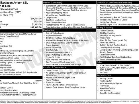 Used 2021 Volkswagen Arteon SEL Premium image 3