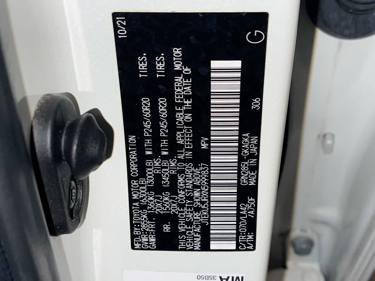 Certified 2022 Toyota 4Runner Limited AWD/4WD image 28