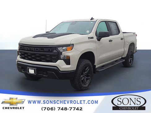 New 2026 Chevrolet Silverado 1500 Custom Trail Boss w/ Dark Appearance Package image 1