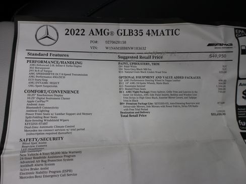 Used 2022 Mercedes-Benz GLB 35 AMG 4MATIC image 83
