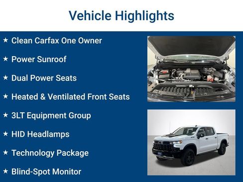 Certified 2026 Chevrolet Silverado 1500 ZR2 w/ Dark Appearance Package AWD/4WD image 3