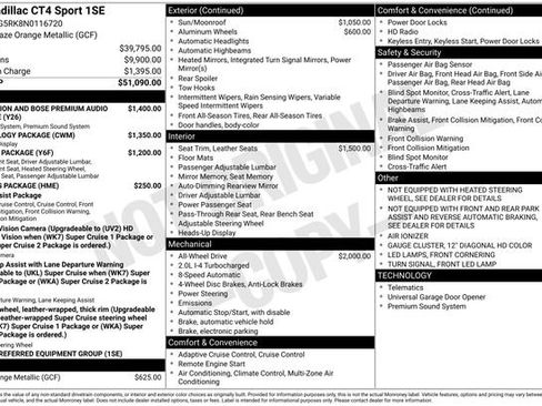 Used 2022 Cadillac CT4 Sport image 30