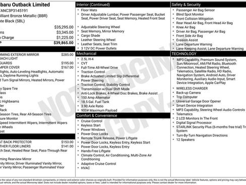 Certified 2023 Subaru Outback Limited image 21
