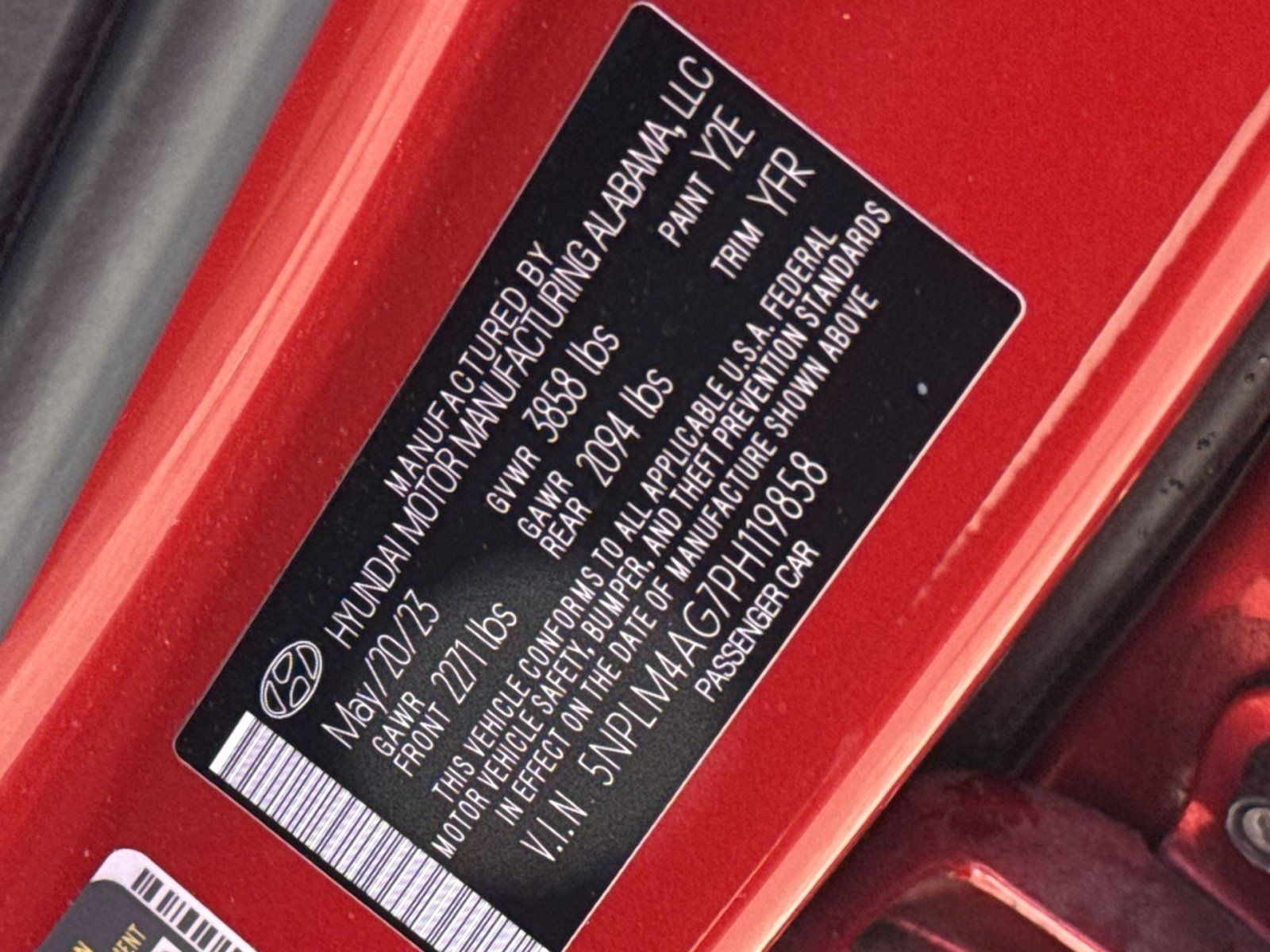 Certified 2023 Hyundai Elantra SEL w/ Cargo Package FWD image 24