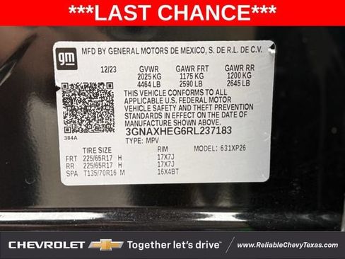 Used 2024 Chevrolet Equinox LS w/ Driver Confidence II Package FWD image 32