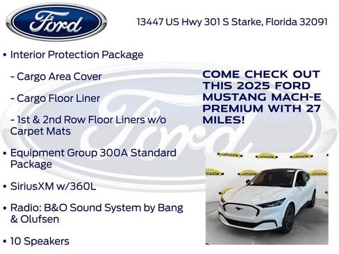 New 2025 Ford Mustang Mach-E Premium w/ Interior Protection Package image 15