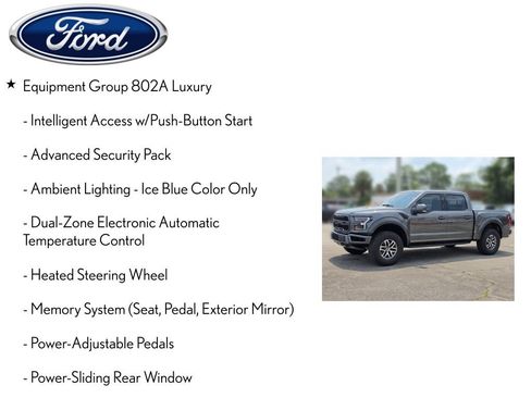 Used 2018 Ford F150 Raptor w/ Equipment Group 802A Luxury AWD/4WD image 13