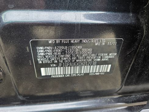 Used 2012 Subaru Impreza 2.0i Sport Limited AWD/4WD image 13