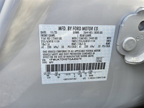 New 2026 Ford Explorer Active image 17