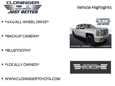 Used 2015 Chevrolet Silverado 1500 LT w/ All Star Edition AWD/4WD image 3