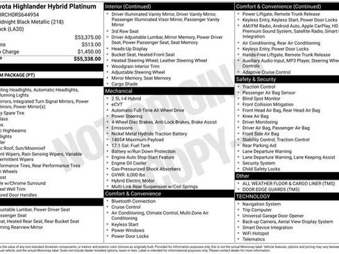 Used 2024 Toyota Highlander Platinum image 6