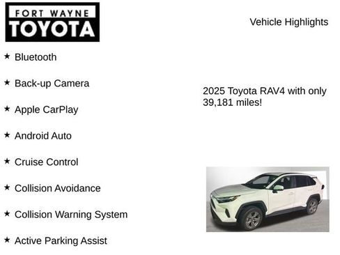 Used 2025 Toyota RAV4 XLE image 7