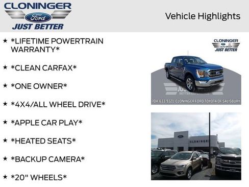 Used 2022 Ford F150 XLT w/ Equipment Group 302A High image 4