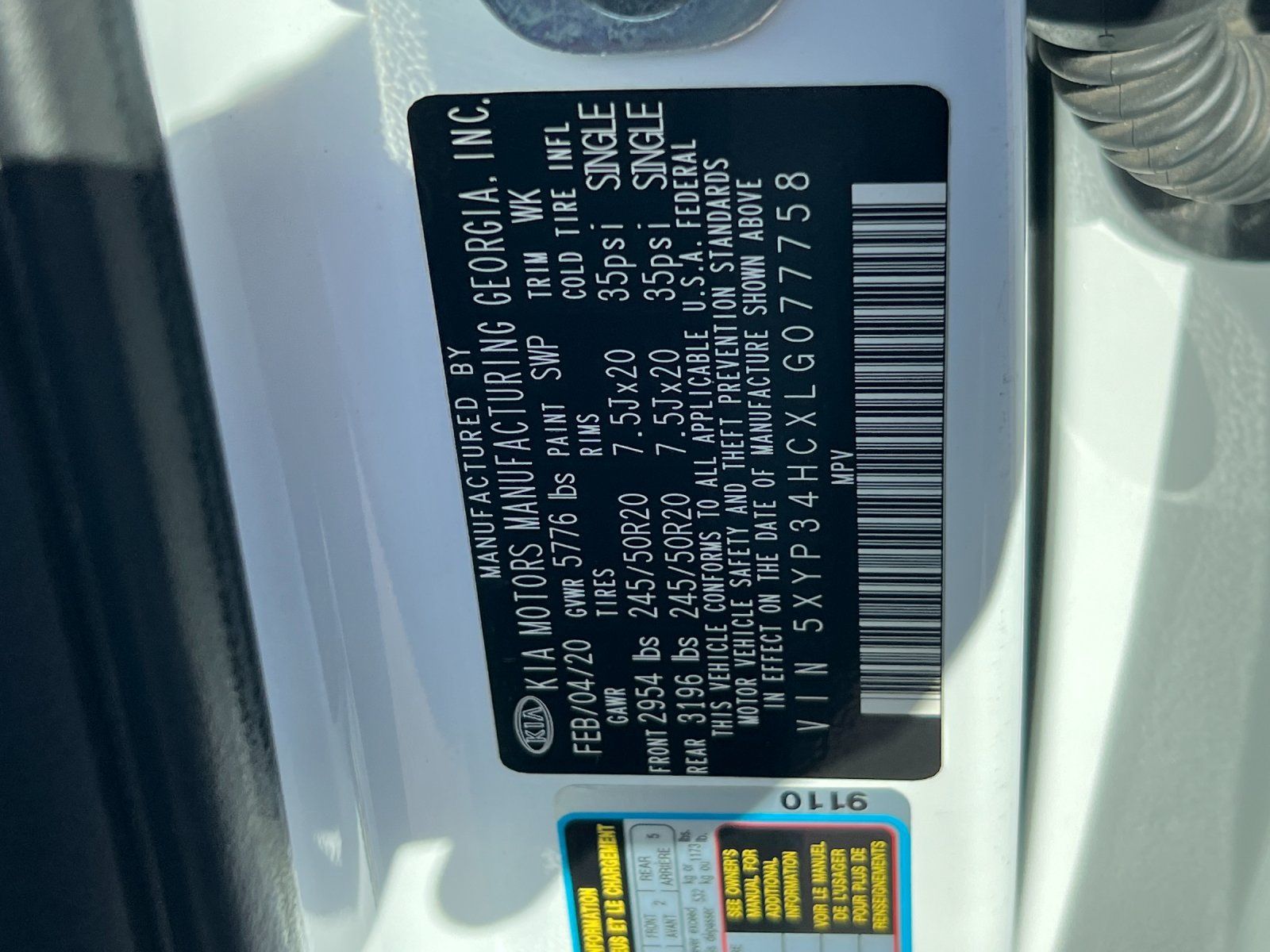 Used 2020 Kia Telluride EX w/ EX Premium Package FWD image 29
