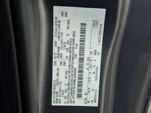 Used 2021 Ford Ranger XLT w/ Equipment Group 301A Mid image 25