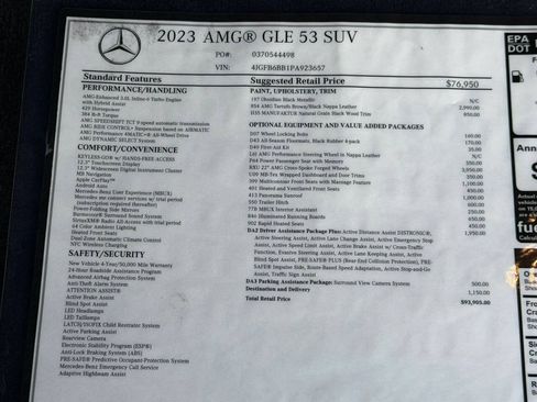 Used 2023 Mercedes-Benz GLE 53 AMG 4MATIC image 47