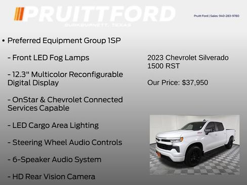 Used 2023 Chevrolet Silverado 1500 RST w/ Convenience Package II AWD/4WD image 25