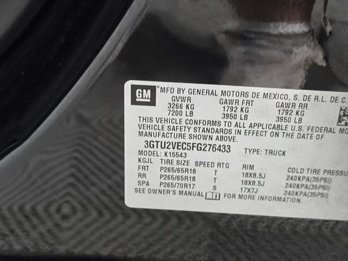 Used 2015 GMC Sierra 1500 SLT w/ Suspension Package, Off-Road AWD/4WD image 10