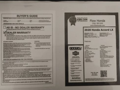 Used 2020 Honda Accord LX image 36