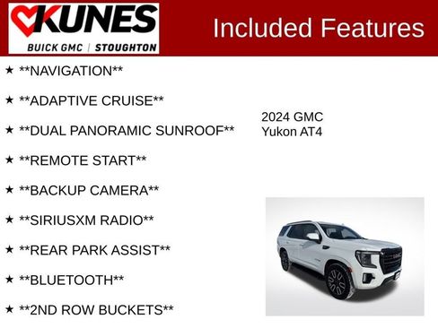 Used 2024 GMC Yukon AT4 AWD/4WD image 5
