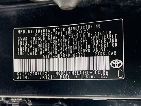 Certified 2025 Toyota Corolla LE FWD image 28