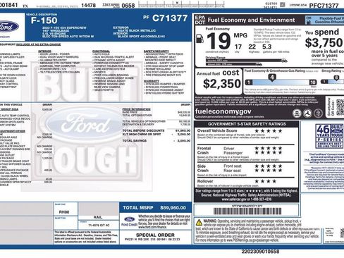 Used 2023 Ford F150 XLT w/ Equipment Group 302A High image 13