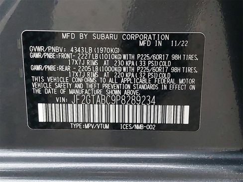 Certified 2023 Subaru Crosstrek 2.0i image 37