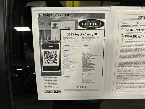 Certified 2023 Toyota Camry SE image 13