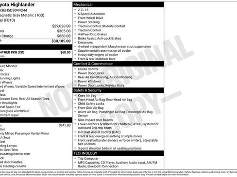 Used 2013 Toyota Highlander FWD w/ Cold Weather Pkg image 40
