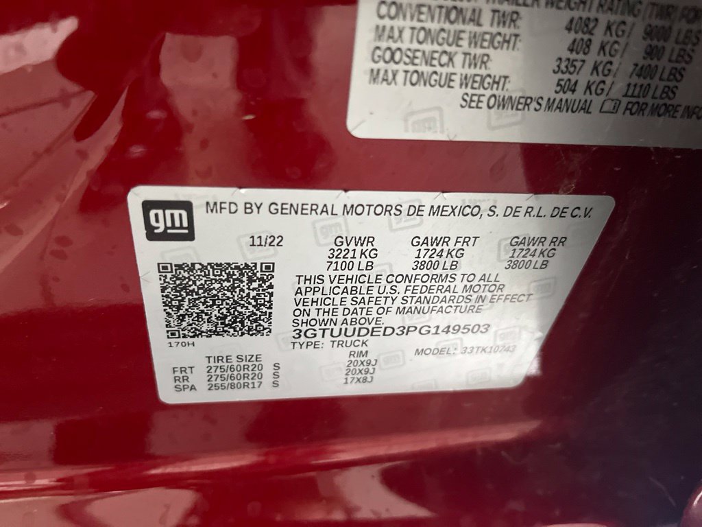 Used 2023 GMC Sierra 1500 SLT w/ SLT Convenience Package AWD/4WD image 81