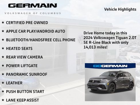 Certified 2024 Volkswagen Tiguan SE R-Line AWD/4WD image 5