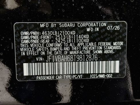New 2026 Subaru WRX AWD/4WD image 29