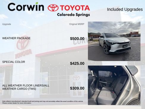 Used 2024 Toyota bZ4X XLE w/ Weather Package image 7