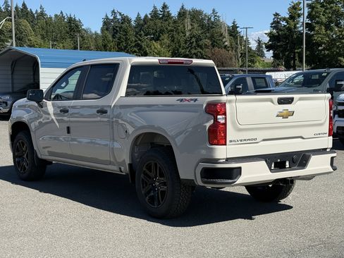 New 2026 Chevrolet Silverado 1500 Custom w/ Turbomax Blackout Package AWD/4WD image 3