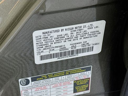 Used 2007 INFINITI M35 x AWD/4WD image 12
