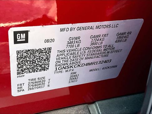 Used 2021 Chevrolet Suburban LT w/ LT Signature Package image 30