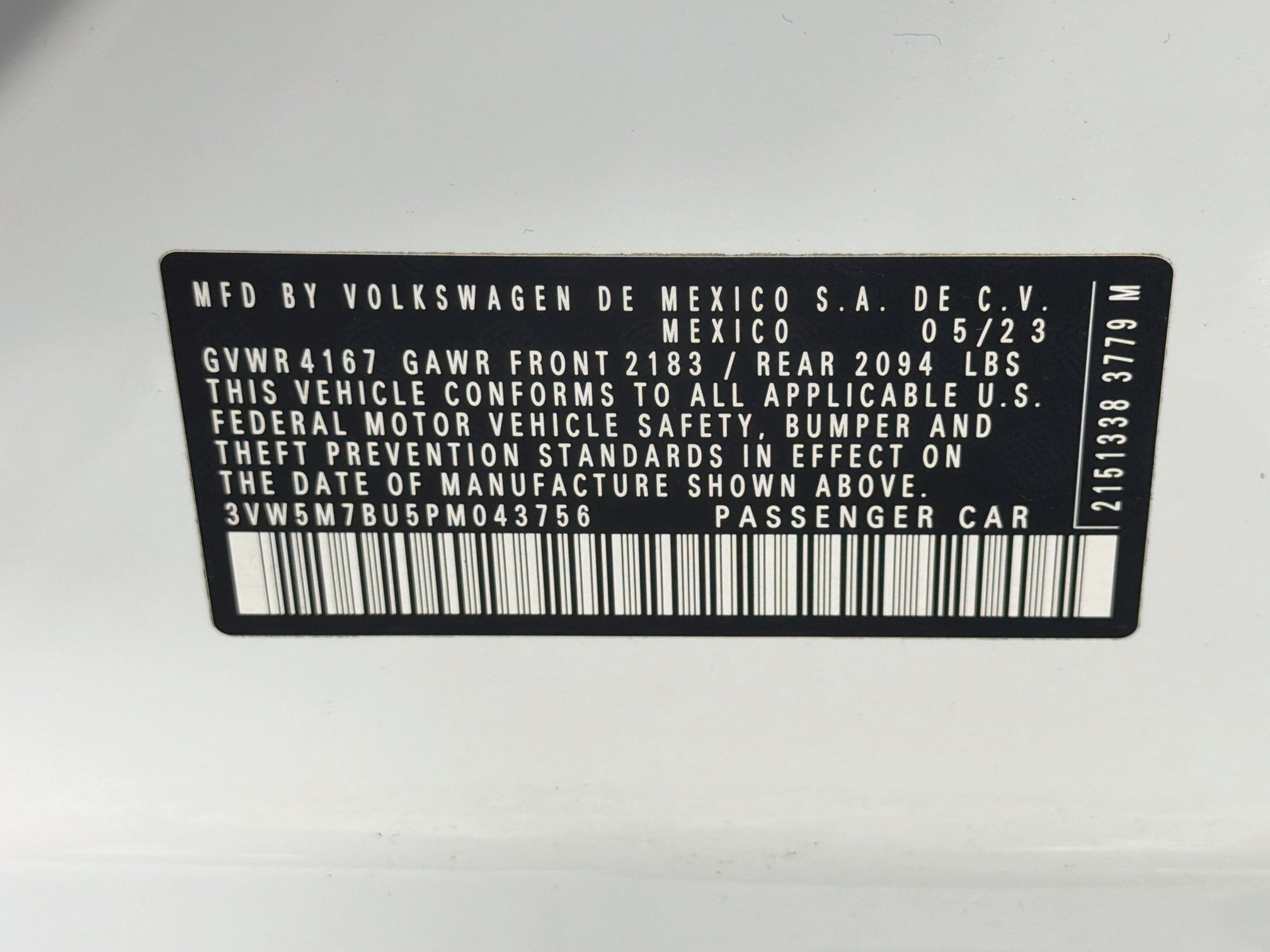 Used 2023 Volkswagen Jetta S FWD image 12