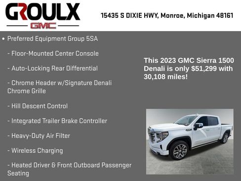 Used 2023 GMC Sierra 1500 Denali w/ Denali Reserve Package AWD/4WD image 22