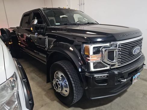 Used 2021 Ford F450 Platinum w/ Snow Plow Prep Package AWD/4WD image 2
