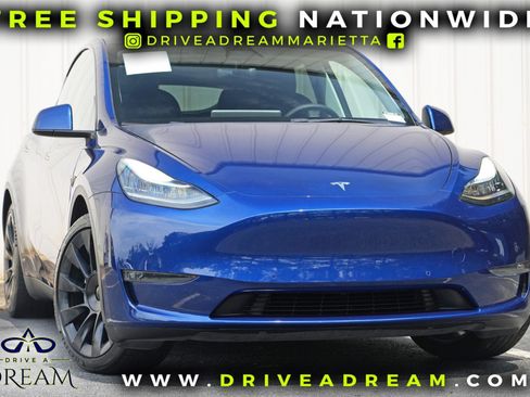 Used 2021 Tesla Model Y Long Range AWD/4WD image 2