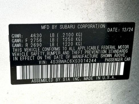 Used 2025 Subaru Legacy Premium AWD/4WD image 31