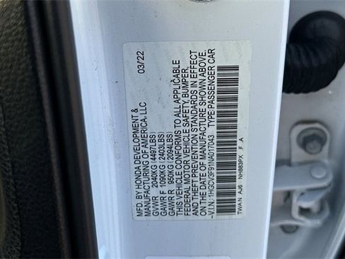 Certified 2022 Honda Accord Touring image 31