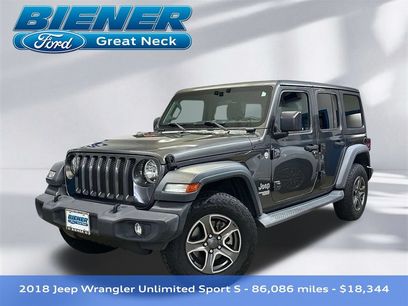 Used 2018 Jeep Wrangler Unlimited Sport S