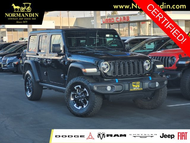 Certified 2024 Jeep Wrangler Unlimited Rubicon 4xe AWD/4WD image 1