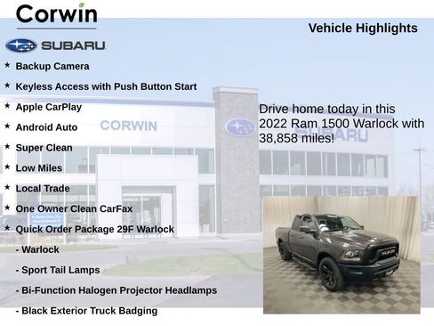 Used 2022 RAM 1500 Classic Warlock w/ Electronics Group image 6