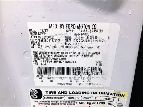 Used 2013 Ford F150 XLT w/ Luxury Equipment Group image 30